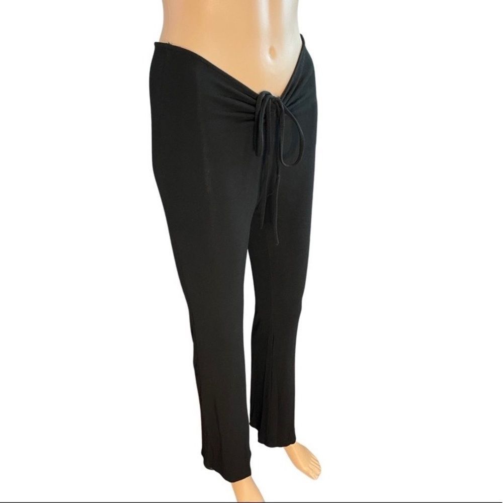 ELODIE Comfy Drawstring Flare Leg Knit Pants